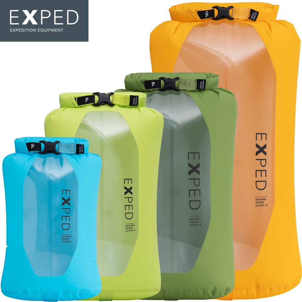 Exped - Drybag Versa Clear Set (3, 5, 8, 13L)