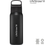 Lifestraw - Go Stainless Steel Microfilter Bottle, 0.7L