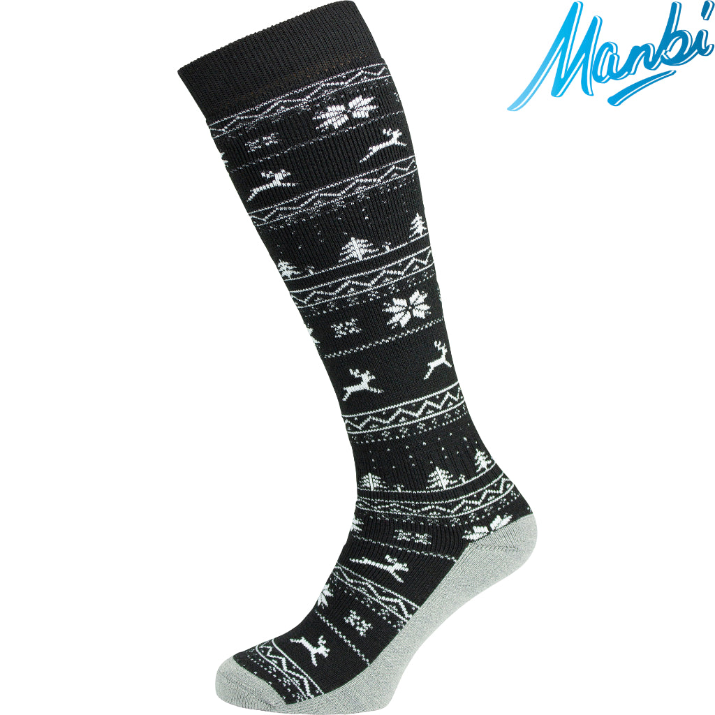 Manbi - Performance Ski Sock Patterned