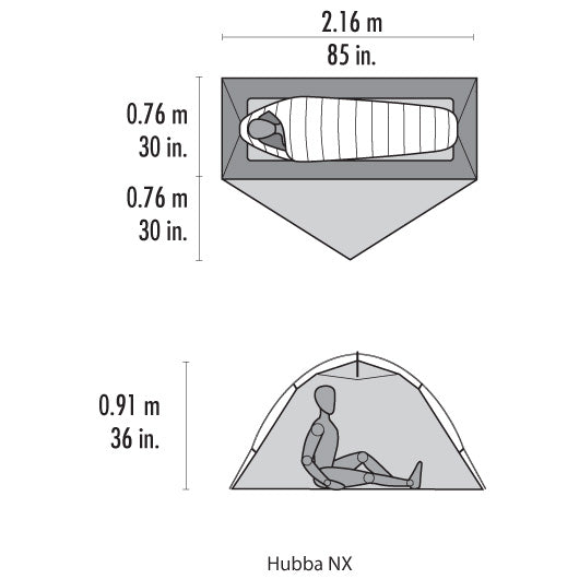 MSR Hubba NX, Green (1-person)