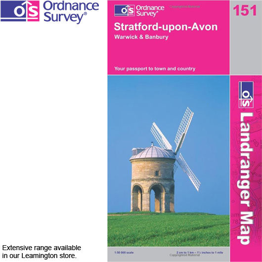 Ordnance Survey Landranger 1:50k Maps