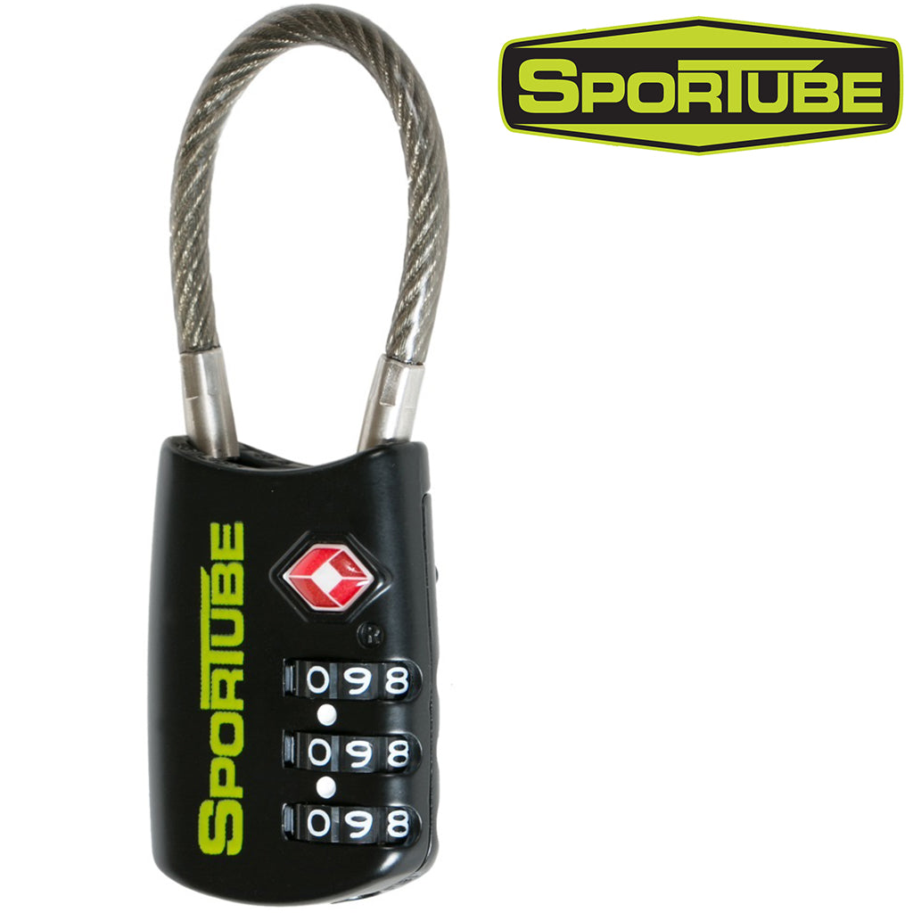Sportube - Combination Cable TSA Lock