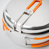 GSI Outdoors - Glacier Stainless 1-Person Mess Kit