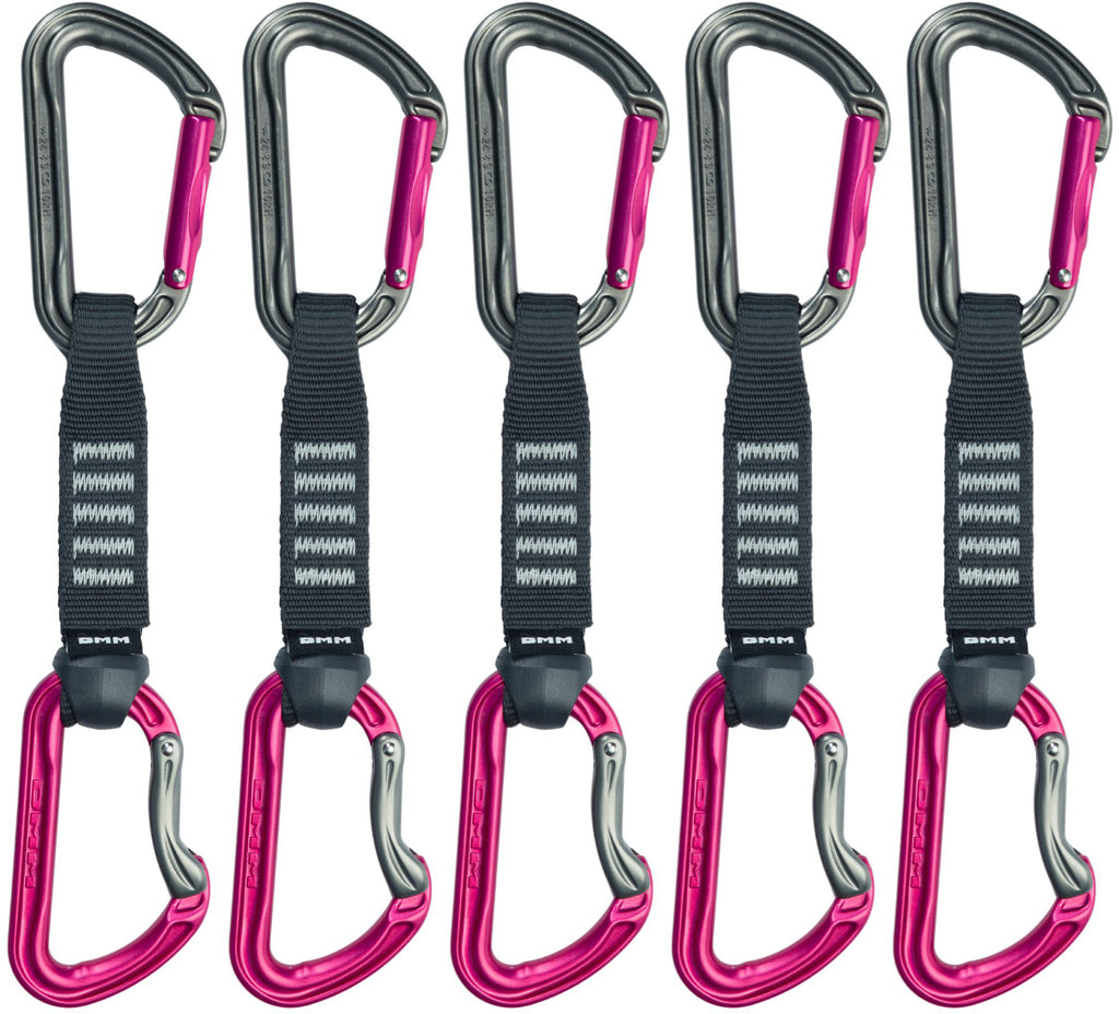 DMM - Shadow Quickdraw, 12cm, Pink (5-Pack)