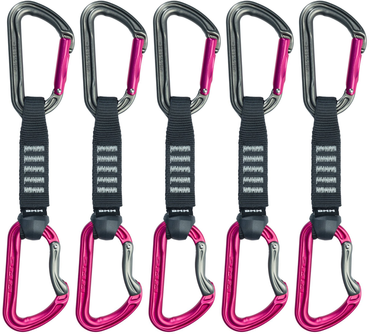 DMM - Shadow Quickdraw, 12cm, Pink (5-Pack)