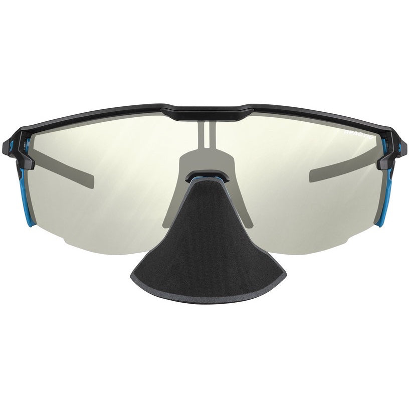 Julbo - Ultimate Cover, Black/Blue, Reactiv 0-4 High Contrast