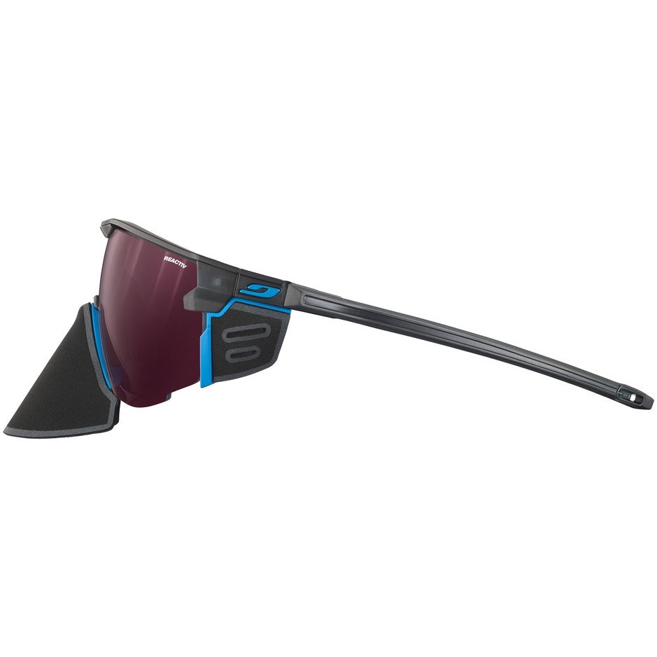 Julbo - Ultimate Cover, Black/Blue, Reactiv 0-4 High Contrast