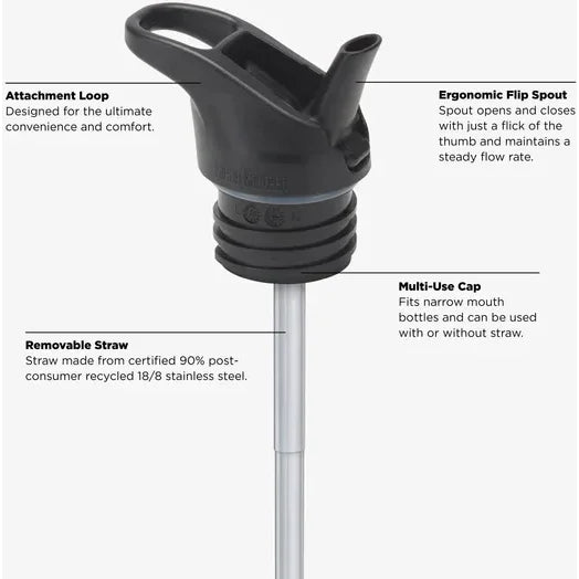 Klean Kanteen - Classic Flip Seal Sports Top Bottle, 800ml