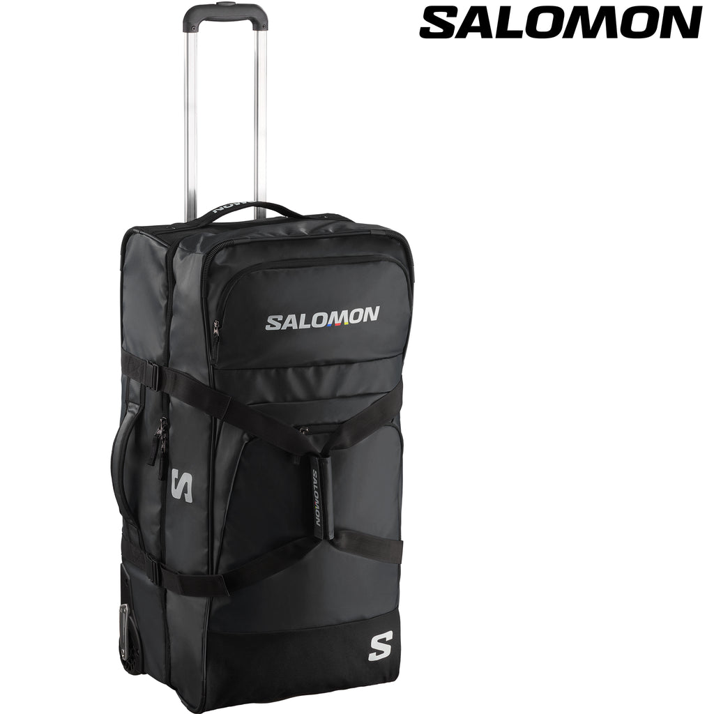 salomon connect 2 pairs wheely ski bag black Salomon