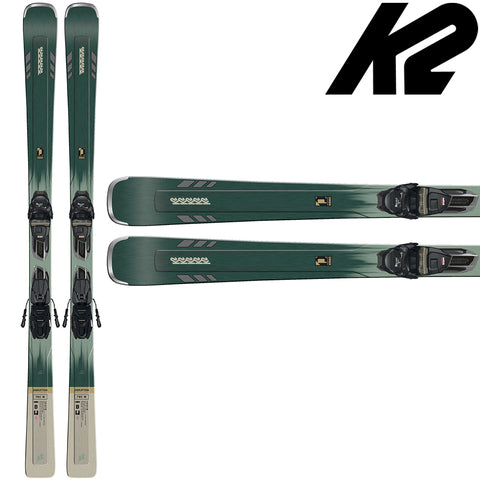 K2 - Disruption 78C W + Marker ER3 10 Compact Quikclik Bindings