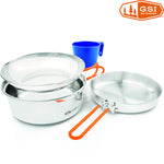 GSI Outdoors - Glacier Stainless 1-Person Mess Kit