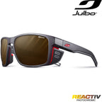 Julbo - Shield M, Black/Orange, Reactiv 2-4 Polarised