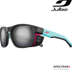 Julbo - Shield M, Trans Black/Light Blue/Pink, Spectron 4