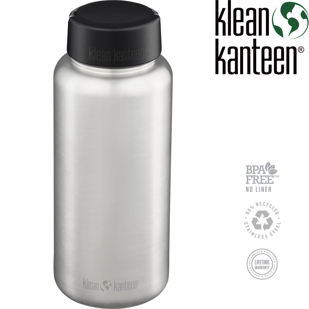 Klean Kanteen - Widemouth Loop Cap Bottle, 1180ml