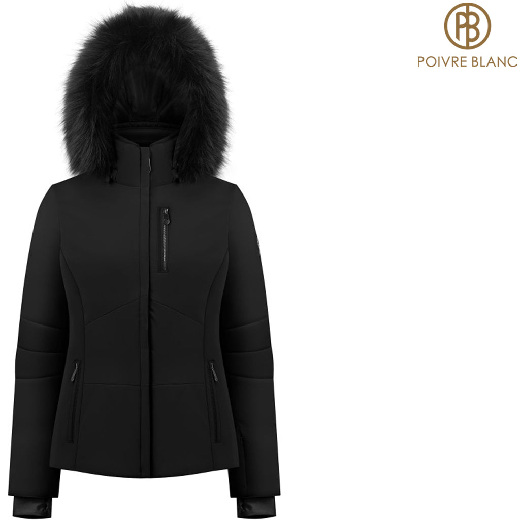Poivre Blanc - Active Stretch Ski Jacket With Faux Fur
