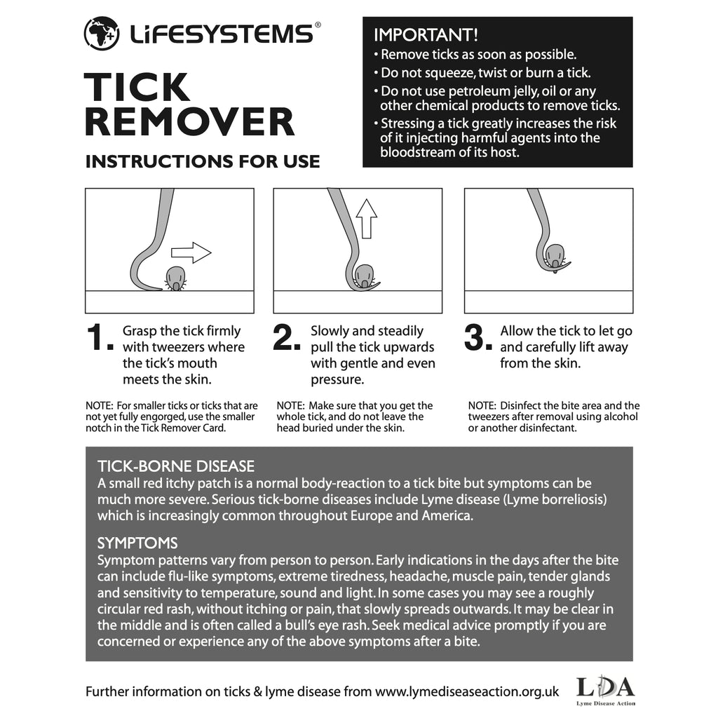 Lifesystems - Tick Tweezers