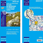 Institut Geographique National St-J-de-Maurienne - Valmorel 3433ET