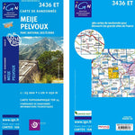 Institut Geographique National Meije - Pelvoux 3436ET