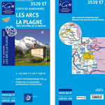 Institut Geographique National Les Arcs - La Plagne 3532ET