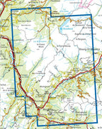 Institut Geographique National - Massif du Beaufortin, La Plagne 3532OT