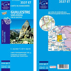 Institut Geographique National Guillestre-Vars-Risoul 3537ET