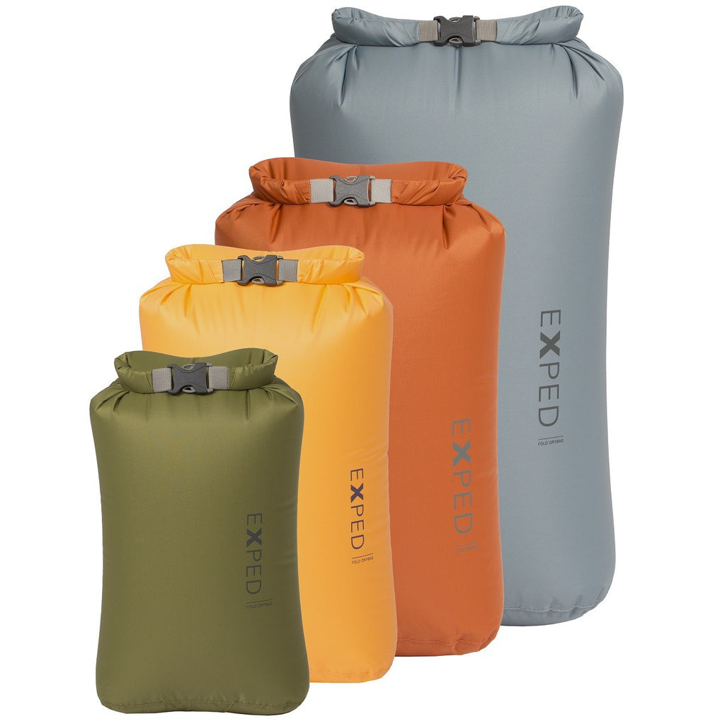 Exped - Original Fold Drybag 4-pack (XS, S, M, L)