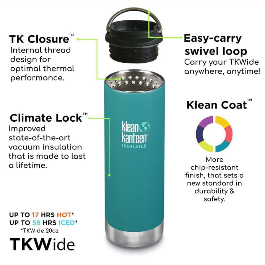 Klean Kanteen - Insulated TKWide Flask, 16oz (473ml)