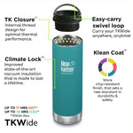 Klean Kanteen - Insulated TKWide Flask, 16oz (473ml)