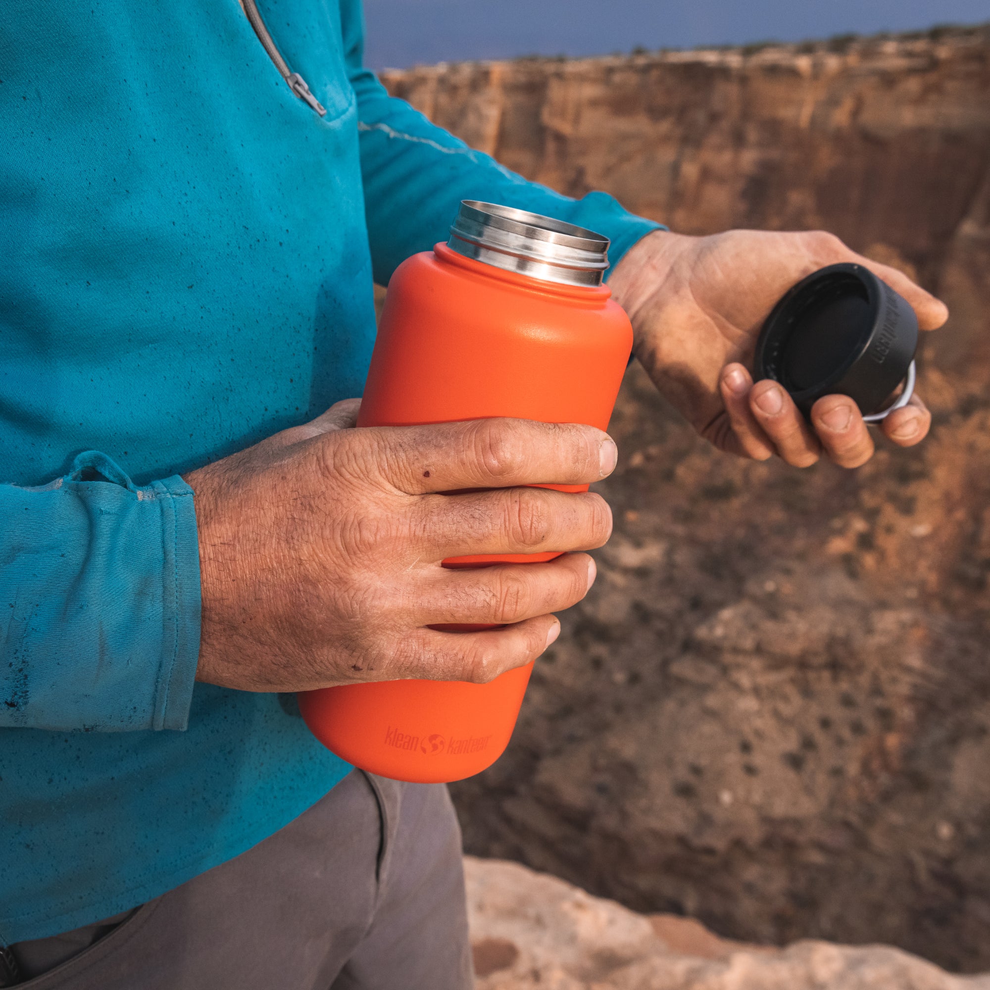 Klean Kanteen - Widemouth Loop Cap Bottle, 1180ml