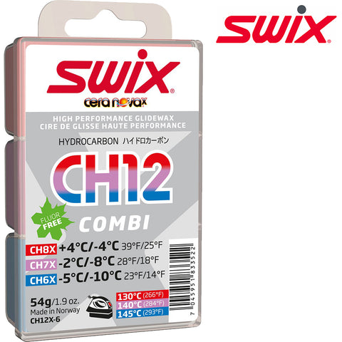 Swix - CH12 Combi 0Hydrocarbon Glide Waxes
