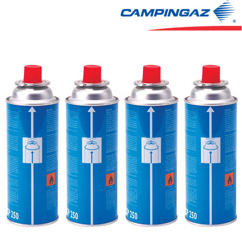 Campingaz CP250 Butane Gas Cartridge, 250g (4-pack)