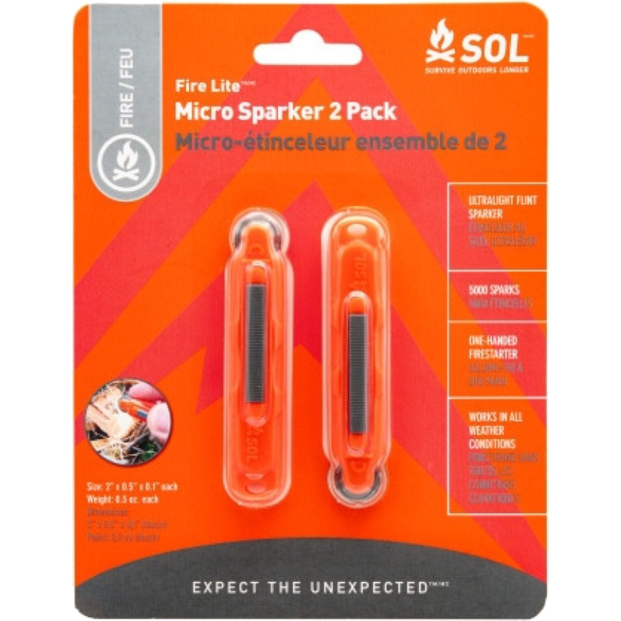 SOL - Fire Lite Micro Sparker (2 pack)