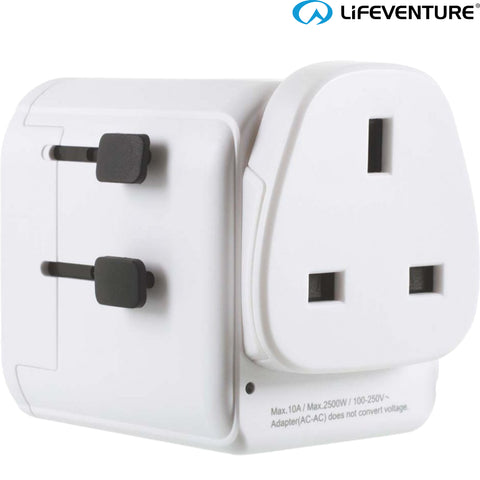 Lifeventure - USB World Travel Adapter