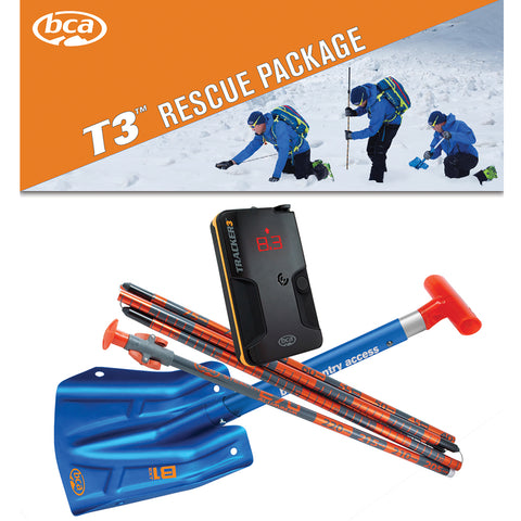 BCA - Backcountry Essentials Tracker 3, B-1 Extendable Shovel & Stealth 270 Probe Package