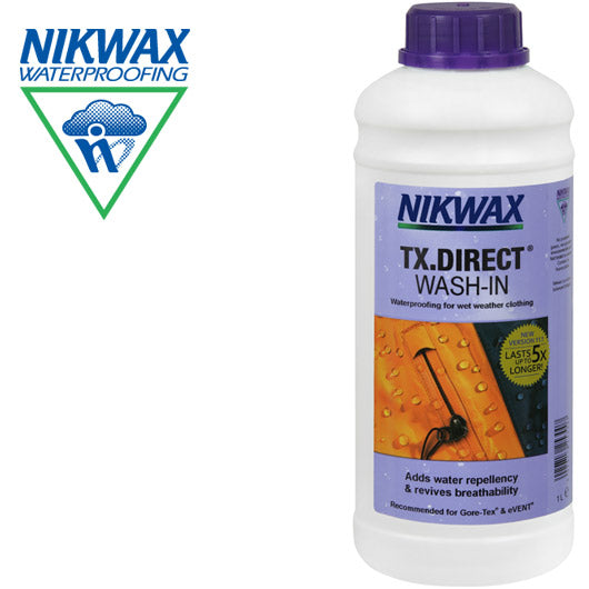 Nikwax - TX.Direct Wash-In, 1 Litre – Lockwoods Ski & Outdoor
