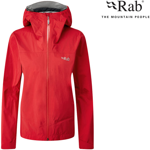 Rab Meridian Jacket - Women's, Ruby, 10, QWG-45-RU-10 — Womens Clothing  Size: 10 UK, Sleeve Length: Long Sleeve, Apparel Fit: Regular, Gender:  Female — QWG-45-RU-10