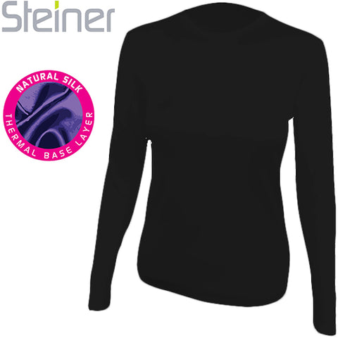 Steiner Womens Silk Long Sleeve Vest