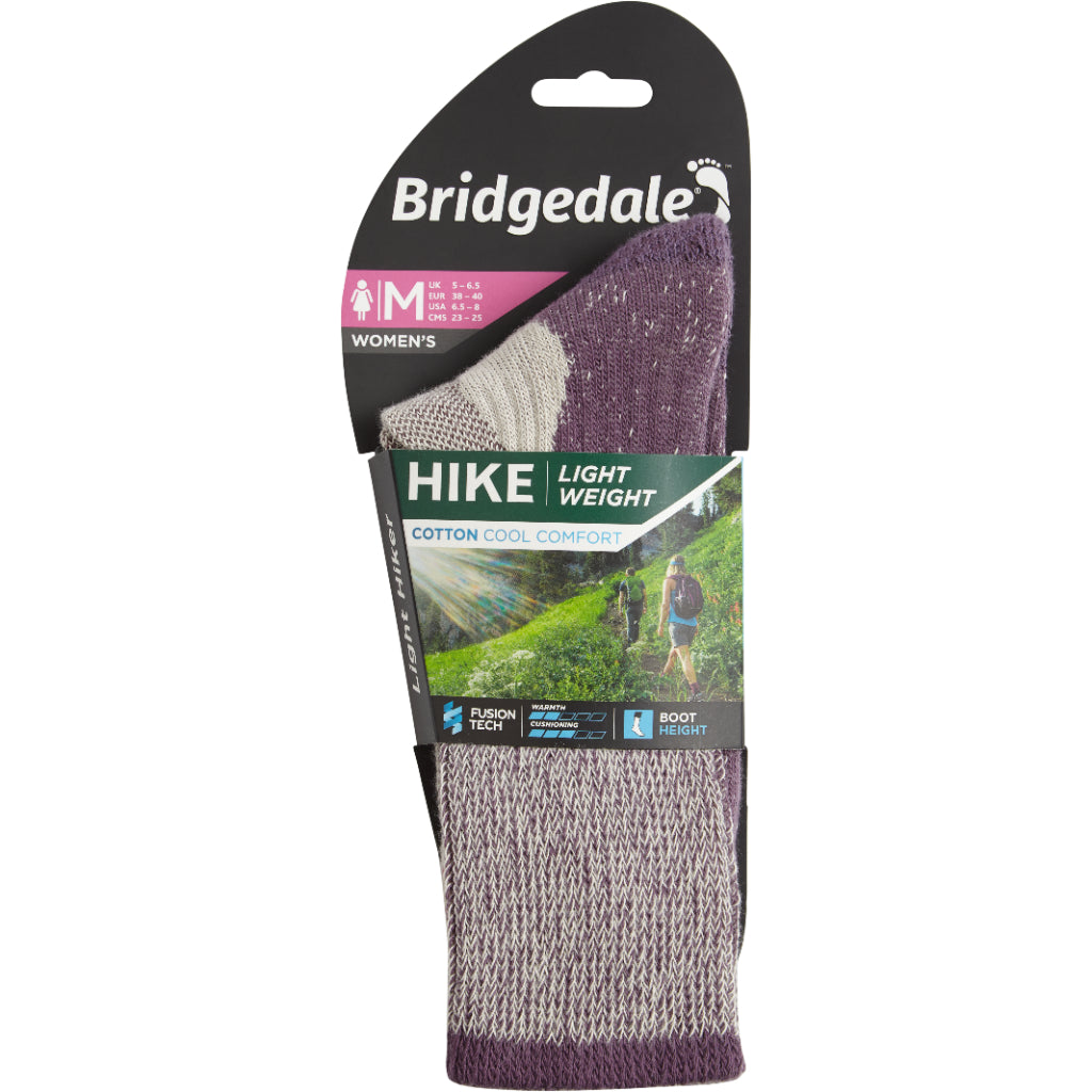 Bridgedale - Women's Hike Lightweight Cotton Cool Comfort